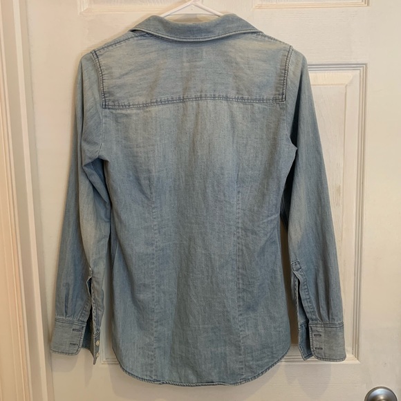 JCrew Denim Chambray Shirt XXS - Picture 5 of 5